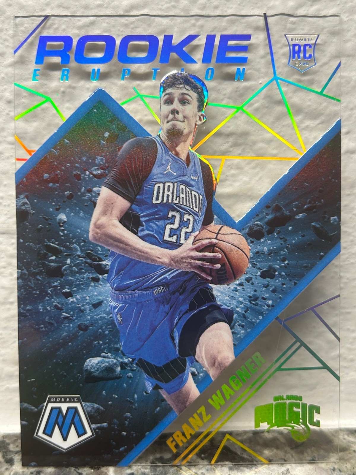 2021 Panini Mosaic Franz Wagner ROOKIE ERUPTION CASE HIT SSP #7 MAGIC RC