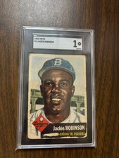 1953 Topps - Jackie Robinson #1 - SGC 1