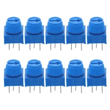 10 Pcs Trimmer Potentiometer Breadboard Potentiometer Trim Potentiometer