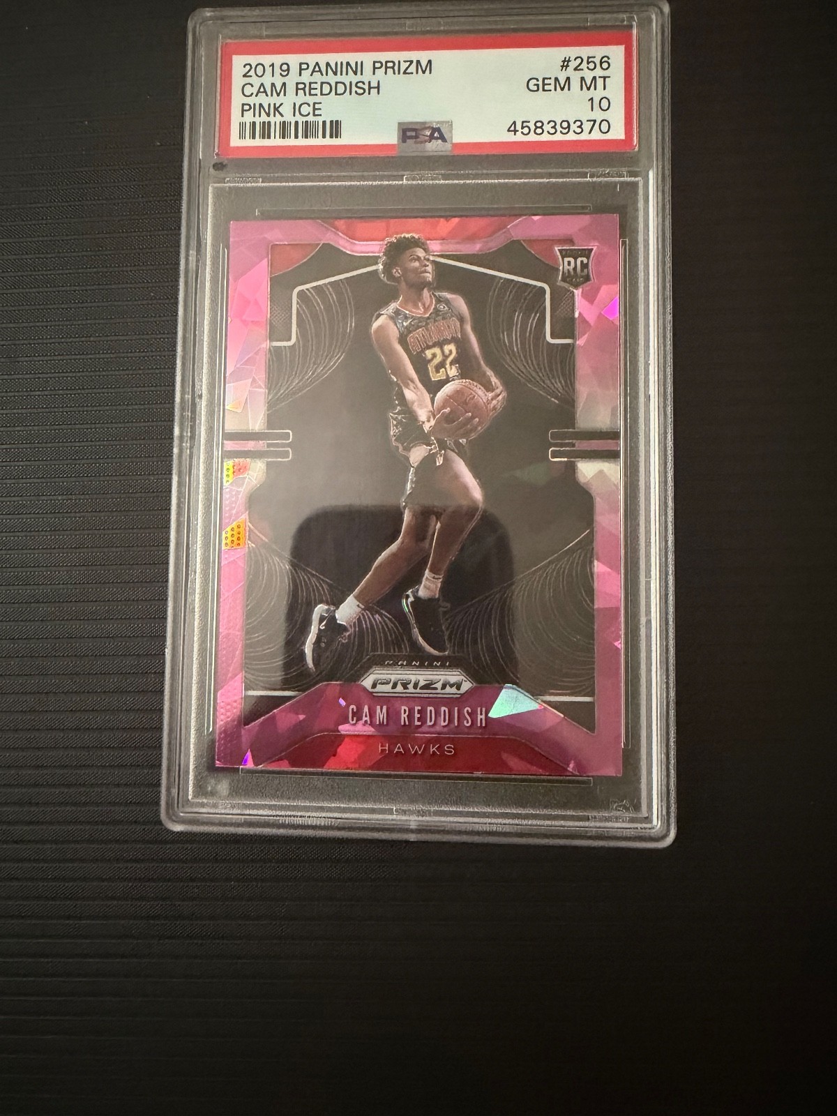 2019 Panini Prizm Cam Reddish Rookie Pink Ice!! PSA 10!!