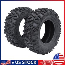 2PCS 24x9-11 ATV Tires 6Ply 24x9x11 UTV Tires 24 9 11 All Terrain Heavy Duty NEW
