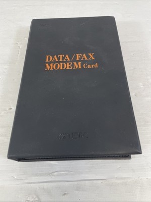 Vtg TDK DF2814 PCMCIA Laptop Modem V.34, 28.8k BPS Data / 14.4k bps Fax
