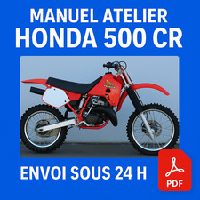 Manuel Atelier Honda 500 CR Revue Technique Moto Français RMT CD PDF