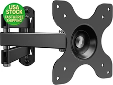 Articulating TV Wall Mount Full Motion Tilt Swivel for 13-32 Inch LED Monitor
