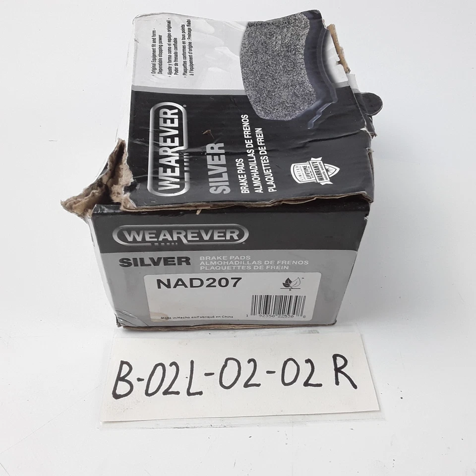 Juego de pastillas de freno de disco delanteras Carquest NAD207 para camioneta Toyota 1992 1993 1994 1995 Foto 4 de 4