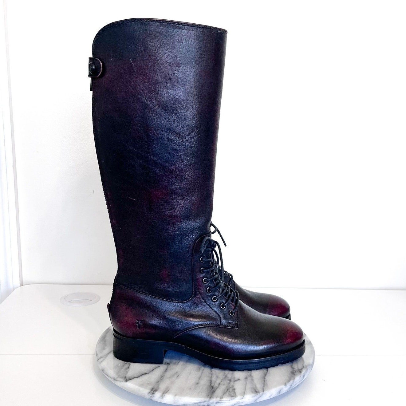 Frye Melissa Womens Riding Boots Size 6B Brown Leather Equestrian Western Field