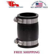 1-1/2 In. X 1-1/2 In. DWV Flexible PVC Coupling