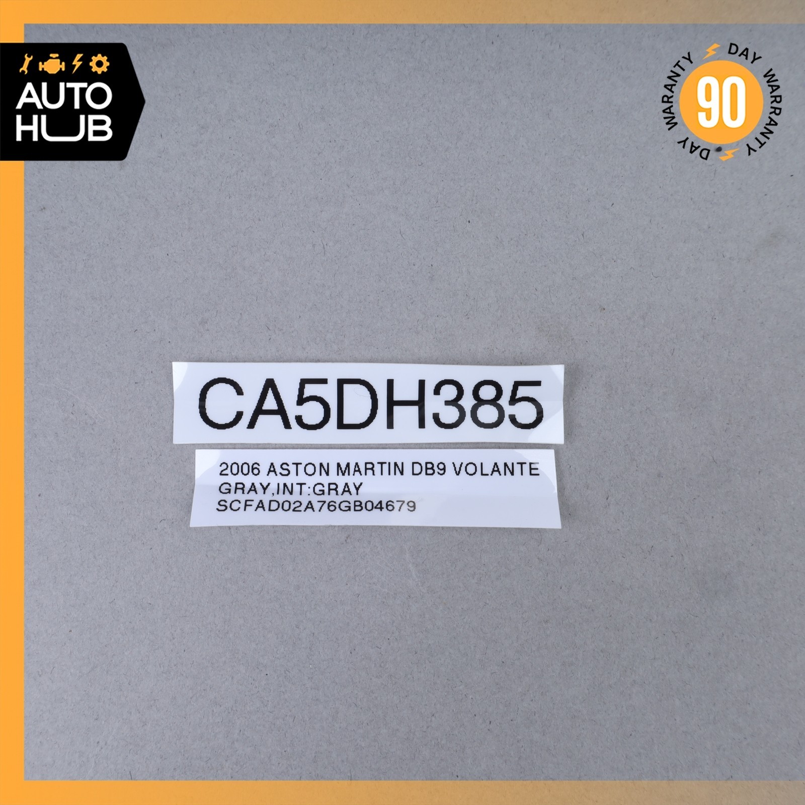 Aston Martin DB9 Rear Left Side CD Changer Support Bracket 7G4310E887AB OEM 34k