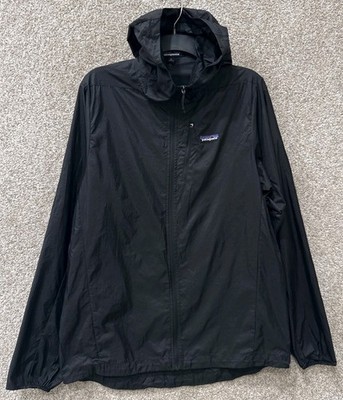 Patagonia Houdini Jacket Mens Size Medium Black Packable Nylon