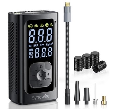 Syncwire Tire Inflator Portable Air Compressor - 150PSI 2X Faster Inflation
