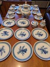 Krautheim  Kaffeeservice Kornblume für 10 Pers & Kanne 