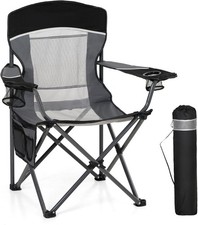 ALPHA CAMP Camping Chair Folding Outdoor Chair Outdoor Up to 160kg