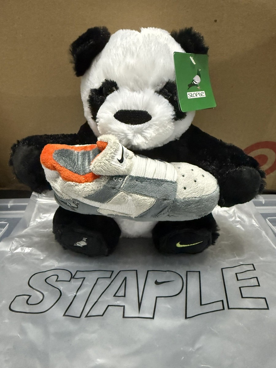 staple nike pigeon コラボ　パンダ　ぬいぐるみ Nike SB x Staple Panda Pigeon Plush Bear Toy SS19 for sale online