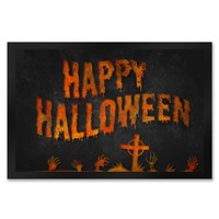 Happy Halloween FußMatte XXL Mit Friedhof Motiv FußMatte Fussmatte TüRmatte