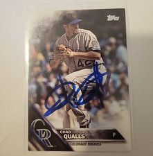 Chad Qualls 2016 Topps Update Signed Baseball Card Colorado Rockies #US82