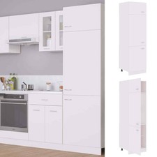 VidaXL Mobile per Frigo Bianco 60x57x207 cm Legno Multistrato