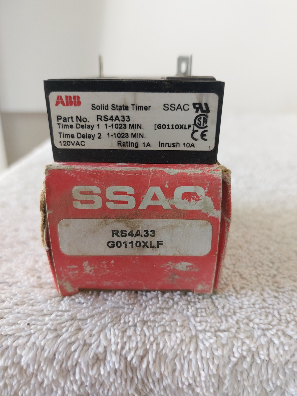ABB SSAC RS4A33 SOLID STATE RELAY