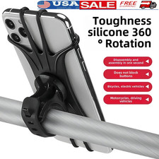 360 Silicone Bike Phone Mount Holder for Motorcycle Bicycle E-Bike Handlebar