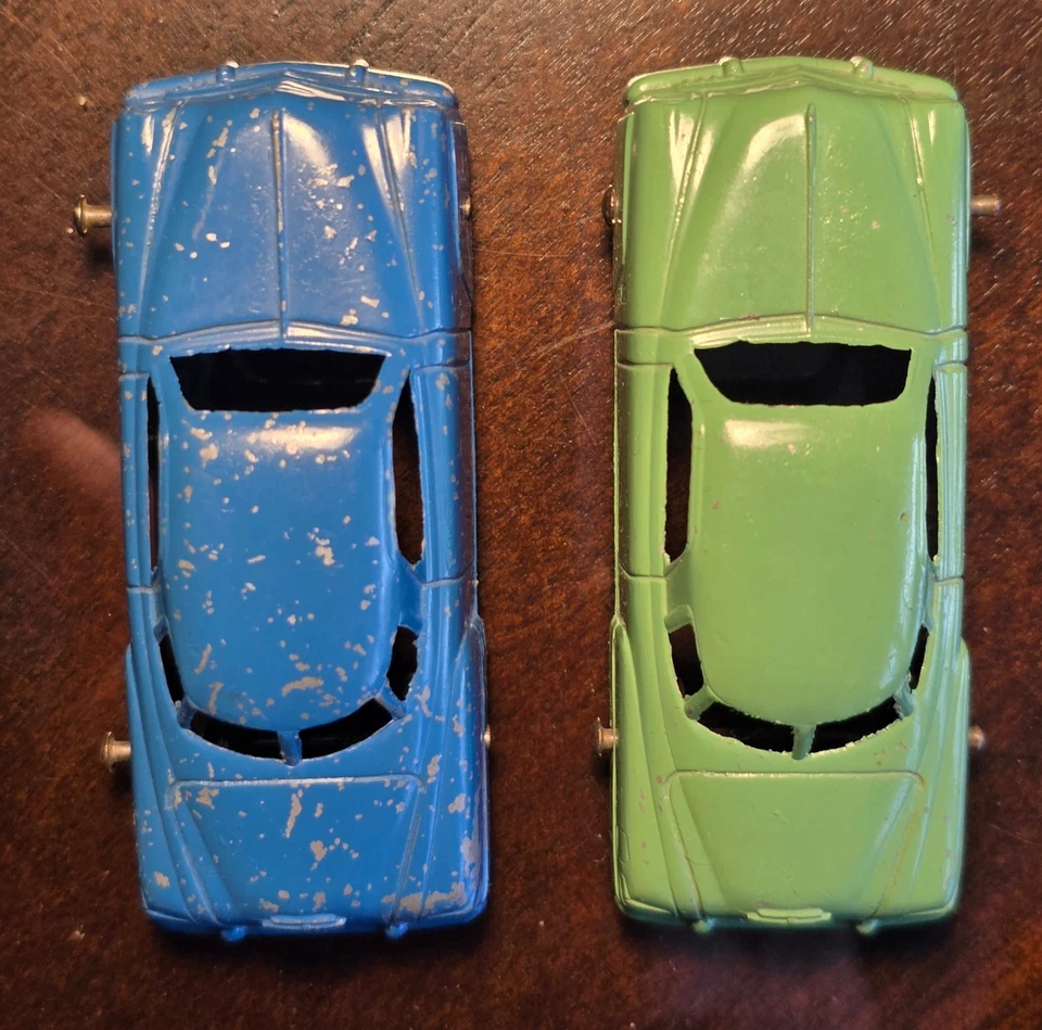 DOS cupés Studebaker Tootsie Toy 1947. Verde y azul *RARO* Foto 4 de 4