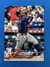 2018 #US250 Ronald Acuna Jr Topps Baseball Update Series Rookie Card RC Braves