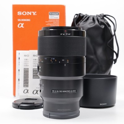 SONY FE 90mm F2.8 Macro G OSS SEL90M28G für SONY E Mount [Top Mint] #7051LTH