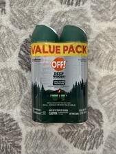 OFF Deep Woods Insect Repellent Mosquito Spray 6oz Each SCJohnson OFF! 2-pack