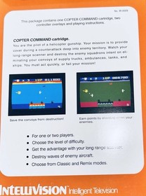 INTELLIVISION HOMEBREW COPTER COMMAND WITH PATCH#I-R0009! CIB SUPER RARE HTF