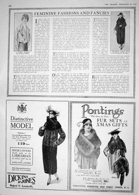 Old 1918 Harvey Nicholas Dainty Blouse Kolinsky Sable Fur Coat Jones 20th