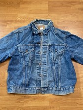 Vintage Trucker Jacket 0213 22inch Chest Double Horse Good Condition Made In USA