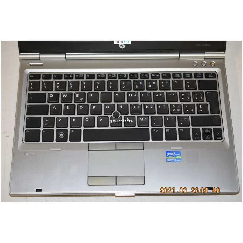 HP EliteBook 2560p · i5-2540M · 8GB · 500GB, foto 2 di 5