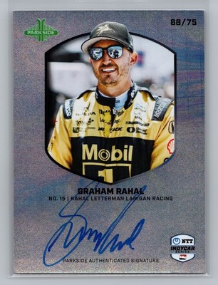 2025 Parkside IndyCar Collection Graham Rahal Auto /75 #SSGR 9470