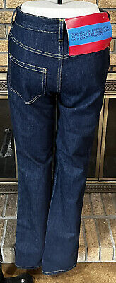 Calvin Klein 205w39nyc Mid Rise Dark Blue Straight Leg Jeans Calvin Klein 205w39nyc Mid Rise Dark Blue Straight Leg Jeans