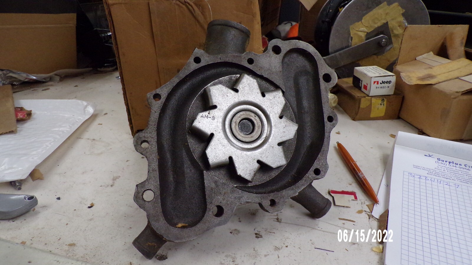 3234427 Water pump Jeep Willy eBay