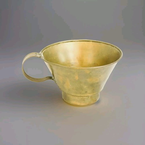 Ancienne cruche en cuivre massif et laiton épicerie ou pelle à grains NÉERLAN... - Afbeelding 2 van 6