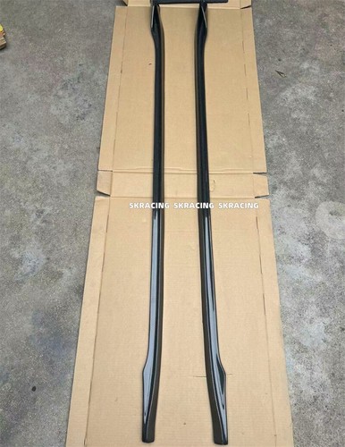 Kit divisor de extensión de faldón lateral de fibra de carbono para Tesla Model 3 sedán 2017-2023 - Imagen 5 de 18