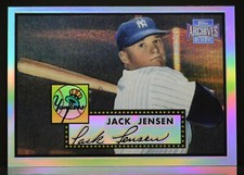 2001 Topps Archives Reserve Reprint #37 of 100 Jack Jensen New York Yankees