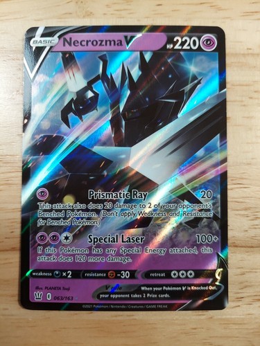 Necrozma V 063/163 Battle Styles NM Ultra Rare Pokemon Card