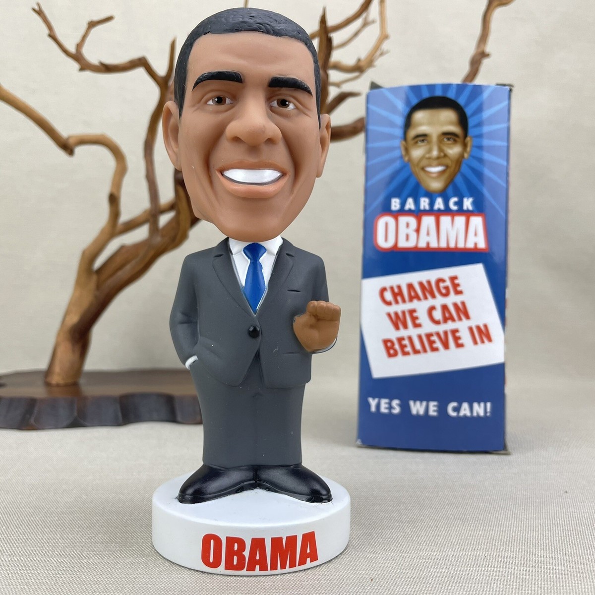 President BARACK OBAMA Funko Wacky Wobbler Political Bobblehead in