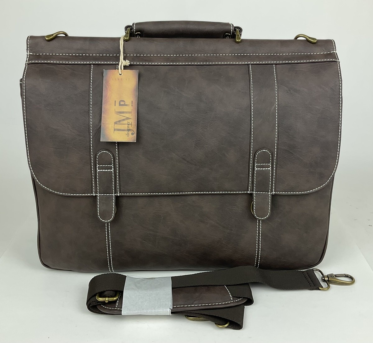 PORTER ZOOM メッセンジャーバッグ ブラウン　レザー PORTER（ポーター）の「PORTER: ZOOM MESSENGER S（ショルダー