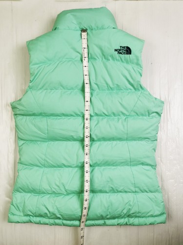 HOT Women THE NORTH FACE NUPTSE 700 SPORTS QUILT DOWN PUFFER MINT VEST Jacket XS - Picture 14 of 17