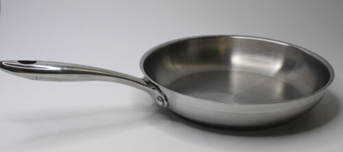 Utensilios de cocina Wolfgang Puck 10" omleta salteador sartén 18-10 acero inoxidable - Imagen 2 de 11