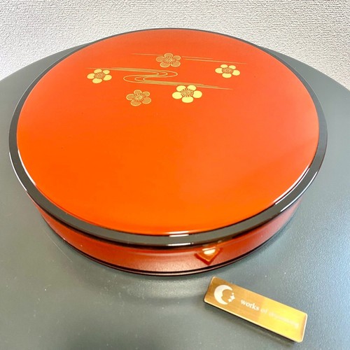 Chabitsu Tea Party Rice Tub Wooden Lacquer Japan Collectible Container Vintage