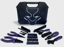 Hand Tool Set Mechanics Kit Socket Wrench Piece Case Marvel Black Panther 82pc