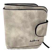 Baellerry Wallet Women's Gray Card Coin Bill Holder