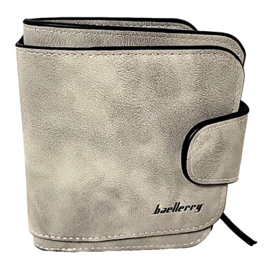 Baellerry Wallet Women's Gray Card Coin Bill Holder