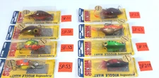 Storm Pre Rapala Wiggle Warts Suspending & Non-suspending Vintage NIB 13 Colors