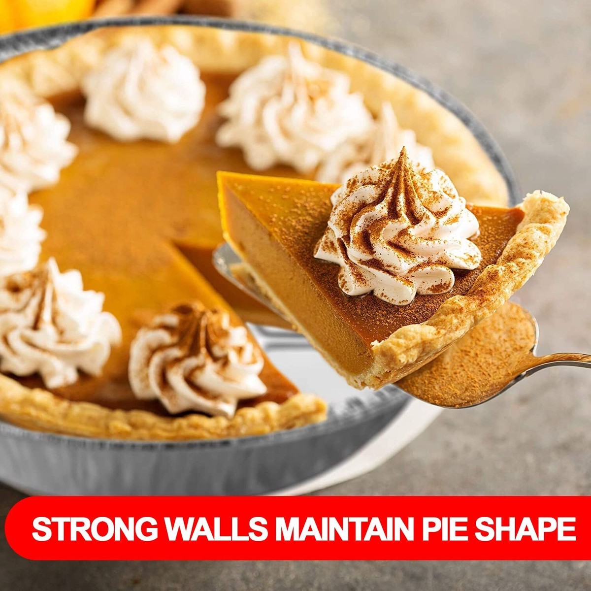 Disposable Aluminum Pie Pans - 9 Inch Freezer & Oven Safe (5000 Count)