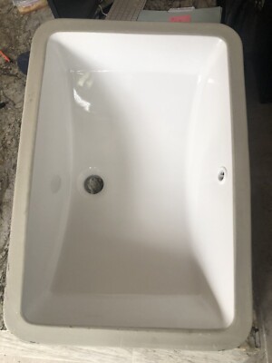 Hardware Supply Source 1813WH Undermount Vanity Basin - White