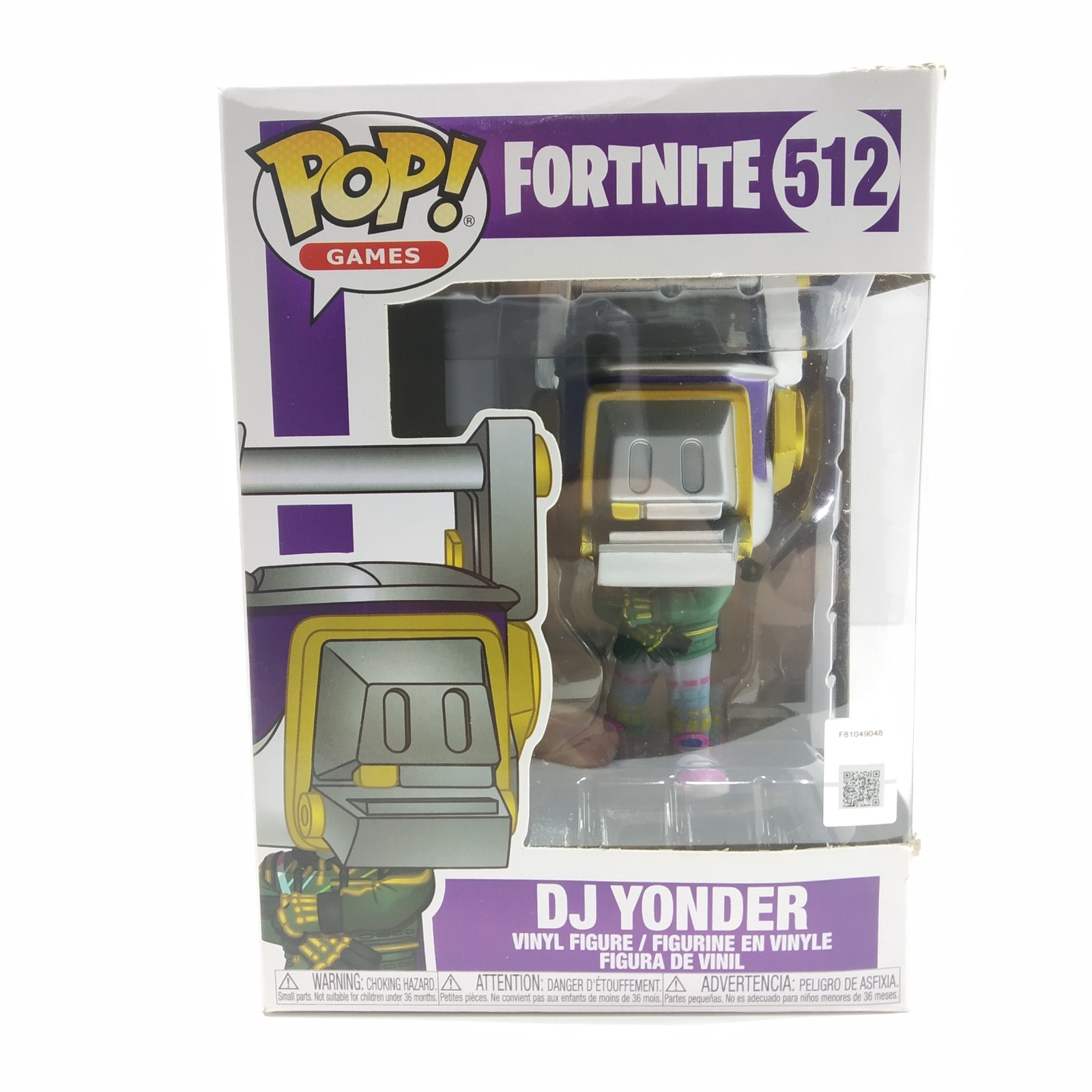 Figura Funko Pop Dj Yonder Fortnite 512 E (Po155811)