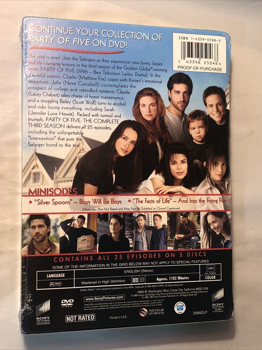 その他 Party of Five: Third Season [DVD] Amazon.com: Party of Five : The Third Season : Scott Wolf, Matthew